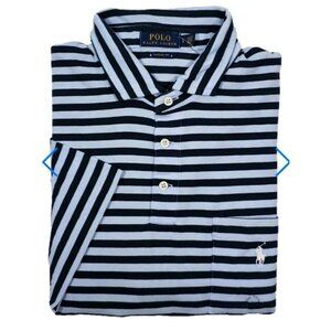 Polo Ralph Lauren Men's Classic Fit Soft Touch Shirt Navy/blue Large Polo Cotton